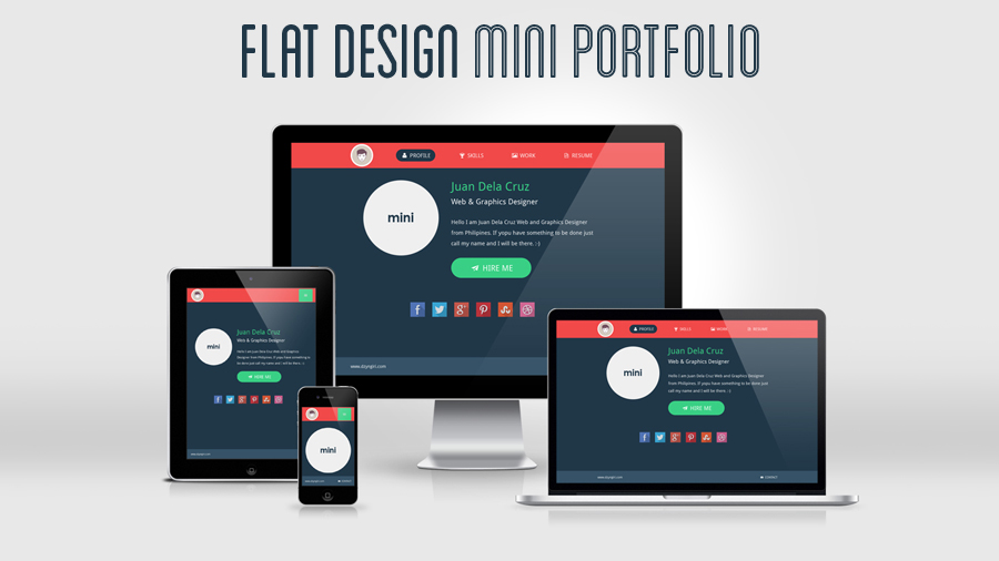 design portfolio template free